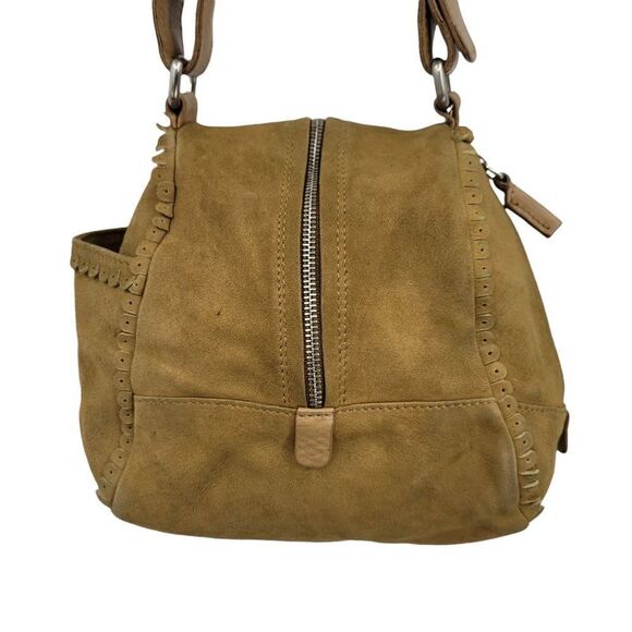 Vtg 90's Hogan Handbag Baguette Unique Rare Hippy Western Native Studded Tan - Picture 6 of 14